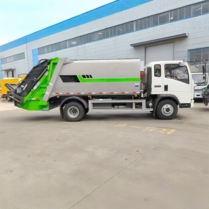 Camions compacteurs de déchets HOWO 8m³ <span class=keywords><strong>à</strong></span> prix d'usine pour la collecte des ordures <span class=keywords><strong>à</strong></span> Trinité-et-Tobago/<span class=keywords><strong>Maurice</strong></span> - Product Image 1
