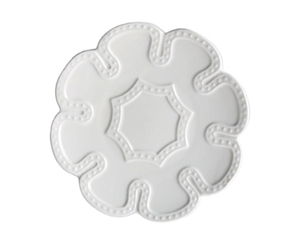 Juego <span class=keywords><strong>de</strong></span> Platos <span class=keywords><strong>de</strong></span> <span class=keywords><strong>Porcelana</strong></span> Ecológica <span class=keywords><strong>de</strong></span> Lujo, con Relieve, Color Blanco, Marca BLAIS, Diseño Alegre y Festivo - Product Image 2