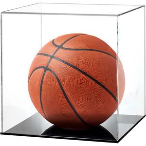Rõ Ràng <span class=keywords><strong>Acrylic</strong></span> Bóng Rổ Hiển Thị Hộp Đồ Chơi Hiển Thị Trường Hợp Với Bảo Vệ UV - Product Image 4