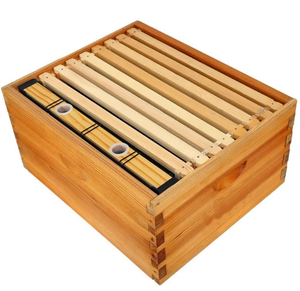 6 nhựa đen Bee Hive khung Feeder với gỗ nắp Bee Feeder - Product Image 3