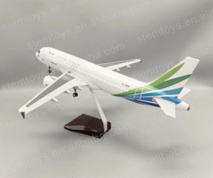 Hoge Kwaliteit 1:80 A320 Vliegtuig Model 47Cm Diecast Speelgoed Led Licht Vliegtuig Met Wielen Voor Gift <span class=keywords><strong>Lanmei</strong></span> Airlines - Product Image 5