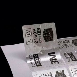 Etiquetas Adhesivas de Vinilo Impermeables, Etiquetas de Código de Barras Personalizadas en Rollo con Estampado Dorado e Impresión por Inyección de Tinta - Product Image 4