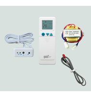 Système de contrôle de climatisation mini-split sans conduit QD-U02B+ Télécommande universelle Capteur en plastique Climatisation électrique Source d'alimentation