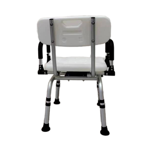 เก้าอี้อาบน้ำ360องศาสำหรับผู้พิการทางการแพทย์ในห้องน้ำที่นั่งแบบพกพาหมุนได้พร้อมที่วางแขนและพนักพิงหลัง - Product Image 5