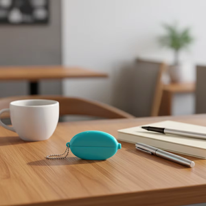 CCH Customized logo PVC soft rubber coin <b>small</b> <b>purse</b> portable change storage bag - Product Image 1