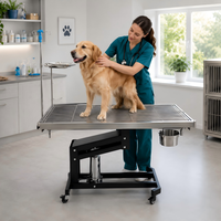 Table d'opération vétérinaire XY ACS01 avec plateau en acier inoxydable 304, réglage électrique de la hauteur et fonction de chauffage pratique