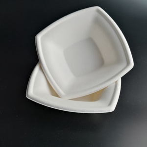 Carré de Bagasse De Canne À Sucre Jetable Biodégradable Bol - Product Image 4
