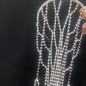 Serre-tête en maille à plusieurs couches en alliage et strass pour femme, nouveau accessoire de mariage/anniversaire, couronnes et guirlandes pour robes de mariée - Product Image 6