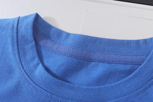 Camiseta Unisex de Alta Calidad, Moda de Lujo, 220G, Algodón Grueso, Impresión de Logotipo Personalizado, Corte Holgado, Tallas Grandes, Prenda Personalizada - Product Image 4