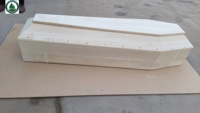 Ataúd de madera personalizable del estilo del diseño moderno de KD aceptable
