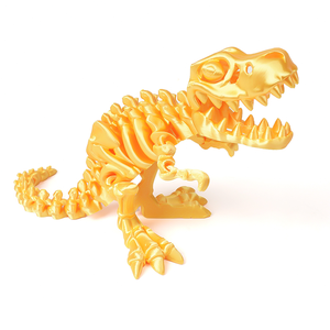 Figura de Dinosaurio Tiranosaurio Rex Impresa en 3D de Pangoo, Esqueleto de Plástico, Regalo Temático de Animales, Juguete Artesanal, Escala 1/12, Edades 7+ - Product Image 5