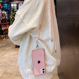 <span class=keywords><strong>Coque</strong></span> <span class=keywords><strong>transparente</strong></span> en TPU souple <span class=keywords><strong>avec</strong></span> lanière pour <span class=keywords><strong>iphone</strong></span>, pour <span class=keywords><strong>iphone</strong></span> 12 Pro, <span class=keywords><strong>11</strong></span> Pro Max, XS Max, XR, X, 7, 8 Plus - Product Image 3