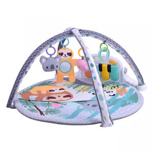 רך פעילות מוסיקלי פסנתר חדר כושר תינוק לשחק מחצלת עגול, תינוק צעצועי באינטרנט קניות - Product Image 1
