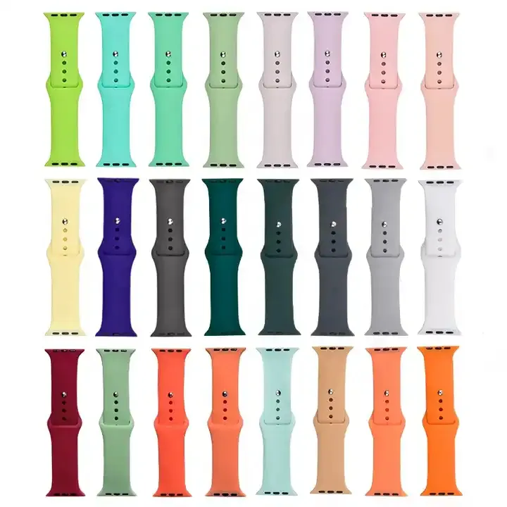 Cinturini per orologi in Silicone morbido con cinturino in Silicone con cinturino in Silicone Smart Smart per Apple Watch