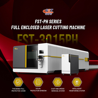 Máquina de Corte Láser de Fibra CNC Rentable 3015 1500W 2000W 3000W 6000W Equipo de Corte Láser de Fibra de Carcasa Cerrada para Metal