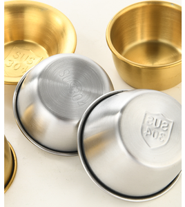 DFU144 Tazón para Salsas y Condimentos de Acero Inoxidable Personalizado, en Varios Tamaños: 150ml, 200ml, 250ml, 300ml, 350ml, Promoción de Stock - Product Image 4