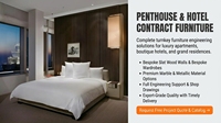Juego de Muebles de Dormitorio para Hotel de 5 Estrellas, Solución Personalizada para Suite de Lujo, Diseño Moderno en Madera, Ecológico, con Certificación GS CE