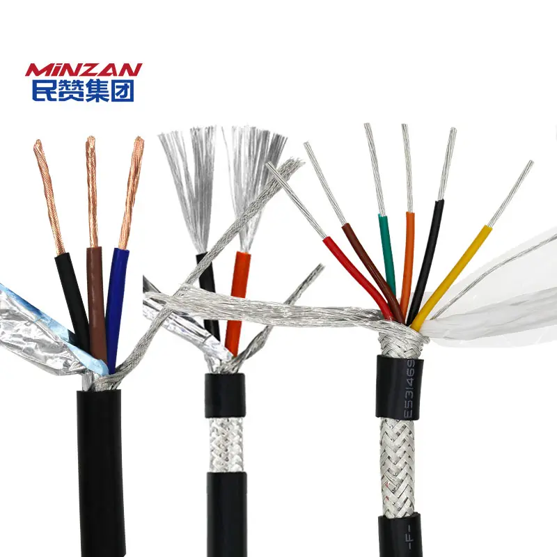 UL2464 LiYCY-Cable de protección de señal, cable eléctrico de cobre y control de PVC, Multi Core, 8/7/6/5/4/3, 6mm, 4mm, 2mm, 1,5mm, RVVP,