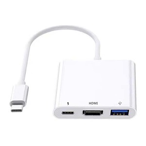 Đa chức năng 3 trong 1 4K 30Hz HDTV <span class=keywords><strong>USB</strong></span> 3.0 Loại C PD Sạc <span class=keywords><strong>Adapter</strong></span> <span class=keywords><strong>USB</strong></span> C HUB cho MacBook máy tính xách tay - Product Image 3