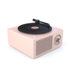 Altavoz inalámbrico atómico Reproductor de vinilo retro Mini - Product Image 1