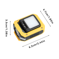 Lampe frontale LED réglable multi-angles avec contrôle gestuel, batterie intégrée, rechargeable, pour le camping en plein air et le travail