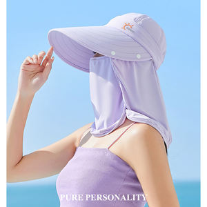 Chapeau de pêche soleil Protection UV UPF 50 + chapeau de soleil seau été hommes femmes grand <span class=keywords><strong>large</strong></span> <span class=keywords><strong>bord</strong></span> <span class=keywords><strong>Bob</strong></span> randonnée chapeaux de plein air avec sangle de chaîne - Product Image 6