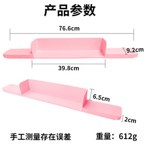 Support de plateau à jouets de salle de bain en silicone avec ventouses pour tapis de jeu aquatique pour bébé, couleur rose, de 0 à 24 mois - Product Image 2