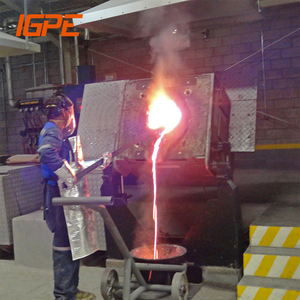 Horno de fusión por inducción 1-5T, horno de inducción eléctrico de ahorro de energía con máquina de alimentación de material para fundición de lingotes - Product Image 2