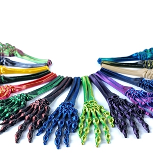 Mano de Esqueleto Impresa en 3D con Articulaciones Móviles, Garra Flexible, Modelo de Palma de Esqueleto Humano para Halloween - Product Image 2