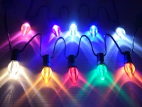 Ampoules LED C7 de remplacement certifiées et dimmables, à spectre lumineux continu, pour bougies de Noël, avec un CRI élevé de 80, pour douilles E12