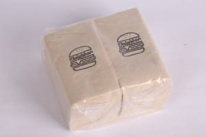 بيع بالجملة 2 رقائق عالية الجودة فندق مناديل ورقية مناديل مخصصة من ألياف الخيزران نمط مطبوع في حقيبة - Product Image 3