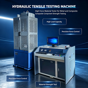 Máquina de Ensayo de Tracción Universal Hidráulica con Control por Computadora para Pruebas de Propiedades Mecánicas de Materiales Metálicos - Product Image 1