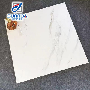 80x80 60x60 60x120cm Carrara Trắng xám đá cẩm thạch tráng men đánh bóng phòng khách gạch sứ gốm vuông sàn gạch - Product Image 4