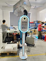 Nouveauté 2025 : Machine Photo Booth DSLR iPad, Support Coque Mobile Ovale, Cabine Photo iPad 12.9 Avec Imprimante pour Événements et Soirées Party360
