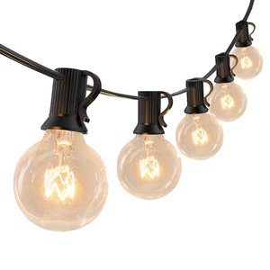 Vente chaude En Plein Air G40 Led Arrière-Cour Partie Patio Décoratif Guirlande De Mariage Edison Ampoule De Noël Guirlande Lumineuse - Product Image 1
