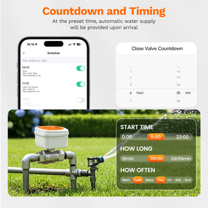 Moray ME220W Tuya SmartLife APP BSP NPT Compteur de contrôle de niveau d'eau et de débit, Mesure de niveau, Vanne d'eau intelligente sans fil WiFi - Product Image 4