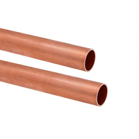 Tuyau en cuivre, prix usine, 15mm/20mm/25mm, tubes droits 3/8, résistant à haute pression, pour CVC, ASTM B280