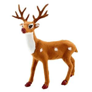 Batería operado navidad regalo juego Musical a Santa Reno <span class=keywords><strong>con</strong></span> <span class=keywords><strong>trineo</strong></span> para regalos de peluche de felpa muñeca - Product Image 3