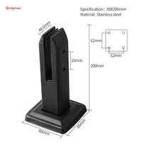 Supports d'escalier modernes en acier inoxydable 201/304 pour balustrades et rampes de piscine et de terrasse