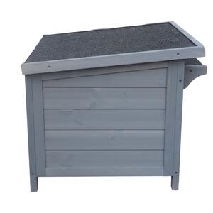 Maisons <span class=keywords><strong>pour</strong></span> chats en bois Offre Spéciale Abris <span class=keywords><strong>pour</strong></span> chats en bois d'extérieur Condos <span class=keywords><strong>pour</strong></span> chats Toit résistant aux intempéries - Product Image 5