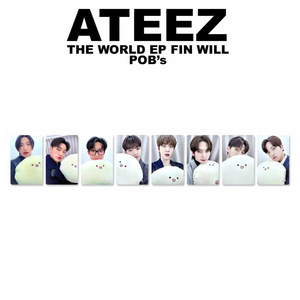 Set di 8 Carte Lomo Kpop ATEEZ, Cartoline Parysu WORLD EP FIN WILL, Carte Selfie Bifacciali, Carte <span class=keywords><strong>Regalo</strong></span> per Barbiere, Salone, Spa, Patinate - Product Image 5
