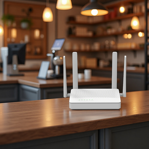 MegaTower CPE 5G double bande haut de gamme avec fonction modem, <span class=keywords><strong>3</strong></span> ports LAN, 802.11ax 574 Mbps pour les espaces publics, nouveau produit - Product Image 3