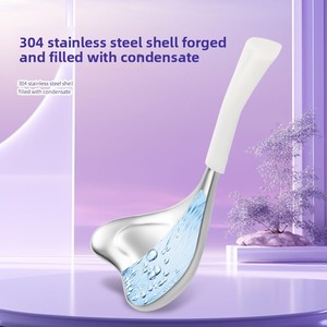 ลูกกลิ้งทำน้ำแข็งทำจากสเตนเลสทำจากไซโรสำหรับนวดยกกระชับผิวหน้า - Product Image 6