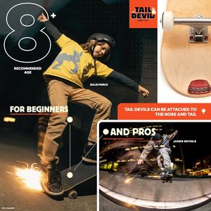 Tail Devil Ultimate Skateboard Spark Plate: el accesorio para skaters con un efecto de chispas genial - Product Image 2