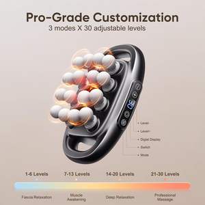 Productos Más Vendidos 2025 Pistola de Masaje Corporal Profesional Inalámbrica de Alta Frecuencia con 16 Cabezales Personalizada - Product Image 4