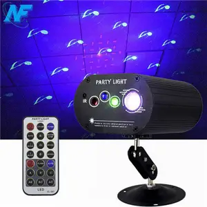 Các Hottest mini đa mô hình ánh sáng laser điều khiển từ xa Flash Home Đảng DJ Disco Rave chiếu ánh sáng