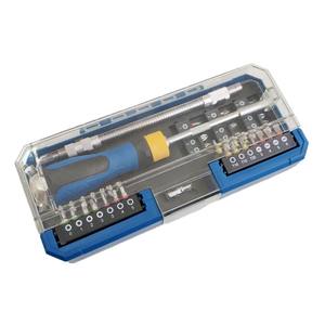 Jeu de tournevis à cliquet Lixin 43 pièces, embouts métriques polis, usage domestique, tige flexible universelle - Product Image 5