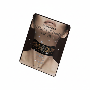 KISSMUSES Inspiring Passion Brand Hot Selling Travel Size Neck Lifting Face Mask Sheet pour femmes en coton - Product Image 2