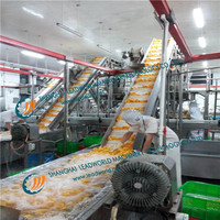 Leadworld Fruit Groente Sorteren Wassen Snijden Bevroren Productielijn Bevroren Groente Wasmachine Verwerking Lijn