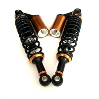 Housse de protection universelle de suspension d'amortisseur arrière de 350mm pour moto Suzuki LTZ 400 Quad ATV KFX400 Yamaha YFZ 450